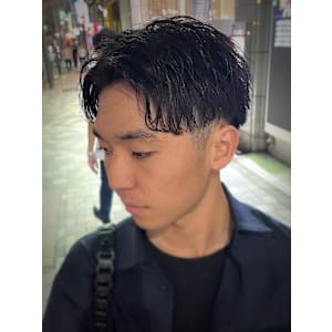 ビジネスパーマ×ツーブロック