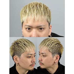 クロップスタイル×ハイトーンカラー - ヒロ銀座BARBER SHOP 名古屋本店【ヒロギンザバーバーショップナゴヤホンテン】掲載中