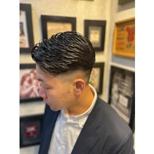 七三ビジネススタイル×フェード