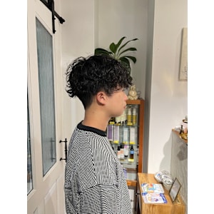 メンズスパイラルパーマ/メンズ波打ちパーマ