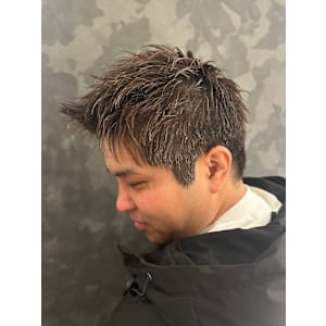 アップバングショート