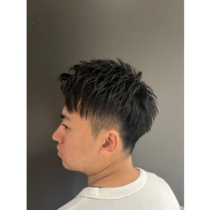 ツーブロックショート