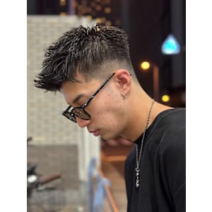 スパイキーショート×フェード