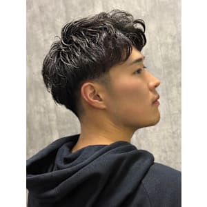 緩めカール×アップバング