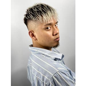 ホワイトカラー×スキンフェード - ヒロ銀座BARBER SHOP 大宮店【ヒロギンザバーバーショップオオミヤテン】掲載中