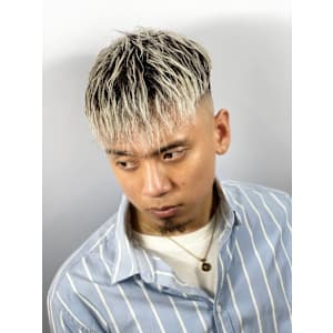 ホワイトカラー×スキンフェード - ヒロ銀座BARBER SHOP 大宮店【ヒロギンザバーバーショップオオミヤテン】掲載中