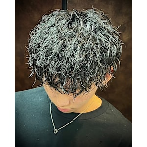 ツイストスパイラルパーマ×ツーブロック