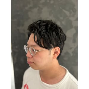 ツーブロックショート