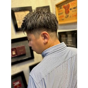 メンズアップバング