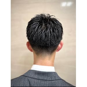 ツーブロックショート