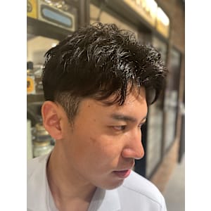 ビジネスショート×ふんわりパーマ