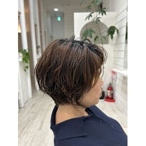 terrace岩政/パーマショート/30代40代/姪浜