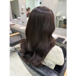 レイヤーカット、透明感カラー