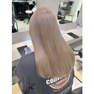 ミルクティーベージュ/ミルクティーグレージュ/ダブルカラー