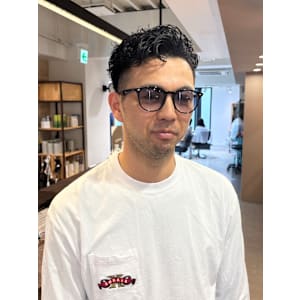 夏におすすめ！メンズ短髪パーマスタイル/横浜駅西口　