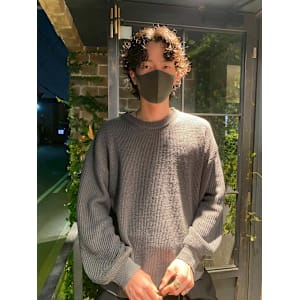 センターパート/メンズパーマ