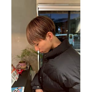 マッシュ/ハイトーンベージュ