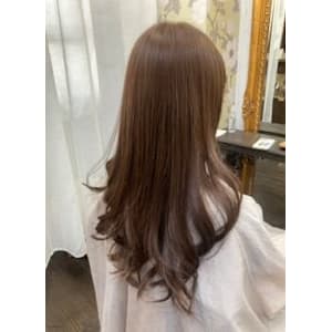 大学生　　ヘーゼルベージュ　ダブルカラー　