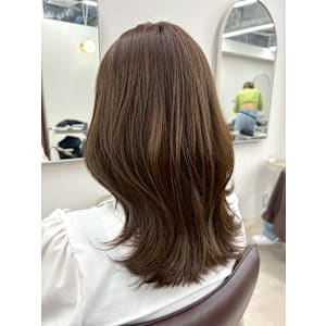 くびれミディアム×オリーブベージュカラー/大通駅個室サロン