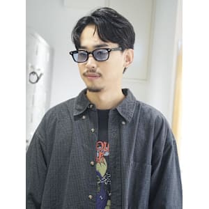 【タニグチ】メンズパーマ/ニュアンスパーマ/センターパート