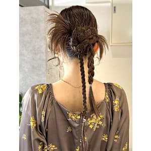 【nanaka】カチモリ/ヘアアレンジ/ヘアセット/結婚式