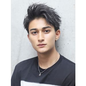 無造作オーバーアップ