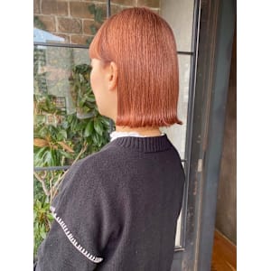 ボブ/アプリコットオレンジ