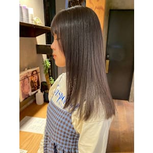 ストレート/ツヤカラー