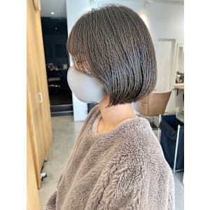 韓国ボブ/タッセルボブ/グレージュ