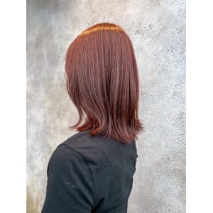 顔まわりレイヤー/チェリーレッド