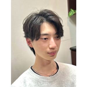 メンズパーマ/メンズカット/フェザーパーマ/銀座＜理容室＞