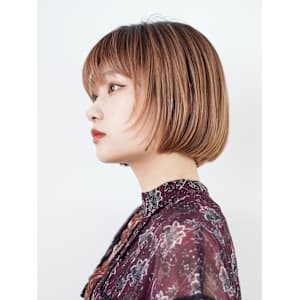 前下がりショート・ボブ/絶壁解消/前髪あり/40代/30代 - INCEPTION  GINZA 銀座【インセプション】掲載中