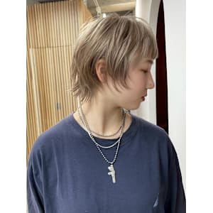 【hishida】ミルクティーベージュ/ハイトーン/ショート