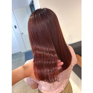 超高濃度水素ケアカラー/髪質改善/チェリーレッド/ - SHE.osu【シーオオス】掲載中