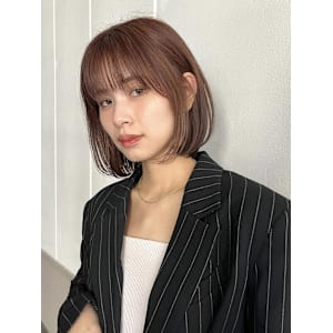 ボブレイヤーブラウンベージュ