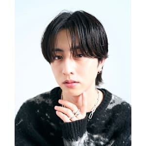 ダークアッシュ/ナチュラルヘア/韓国風/韓国センターパート