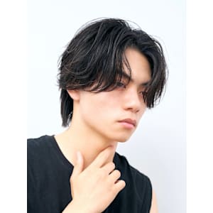 ダークアッシュ/ミディアムヘア/韓国風カルマパーマ/ウルフ - Lond un Maison. 原宿【ロンド アン メゾン】【ロンド アン メゾン】掲載中