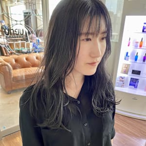 地毛風透明感カラー