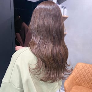 ブリーチ無しダブルカラー×シナモンベージュ