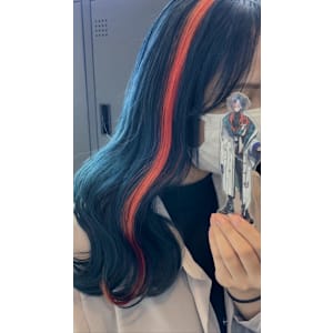 にじさんじ 魁星 ケアブリーチ モスグリーン オレンジ メッ