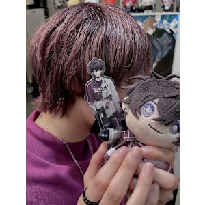 にじさんじ 佐伯イッテツ ケアブリーチ パープルブラウン グ