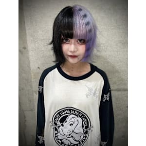 ボーダーカラー　髪　ボーダーカラー　ヘア