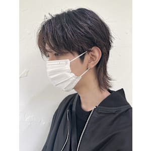 韓国ヘア2wayバングウルフ