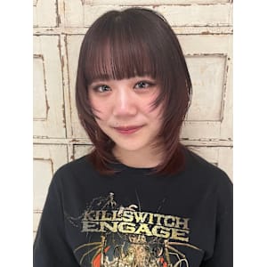 ウルフカット × ハイレイヤーカット