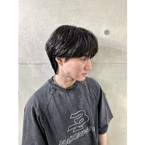 韓国ヘアシースルーマッシュウルフ