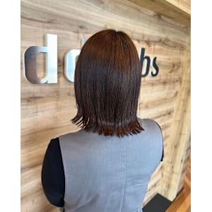 艶感ブラウンカラー