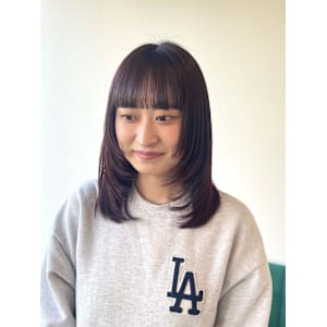 《kitin吉祥寺》ブラウンカラー レイヤーカット