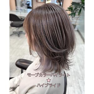 ・20代30代大人可愛いエアリーボブラベンダーベージュ透明感