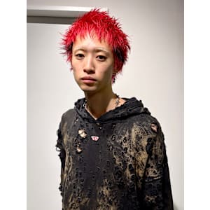 スパイキーショート/デザインカラー/レッド&ブラック - NOBLESSE-NOIR-(ノブレス ノアール）【ノブレスノアール】掲載中