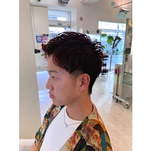 クセ毛を活かしたレッドショートスタイル - ELLYLONDON 住吉TheEighth店【エリーロンドン スミヨシ ザ エース テン】掲載中